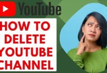 how to deleter youtube channel